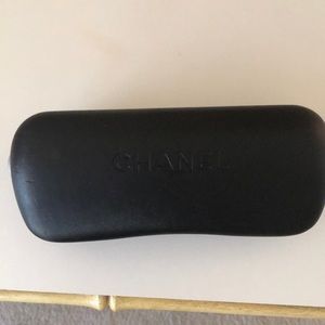 Authentic Chanel black mother of pearl sunglasses